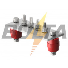 ГЗШЛ 4 | Медная шина луженая 60х5 | Подключений 4 | Ток 955 А 